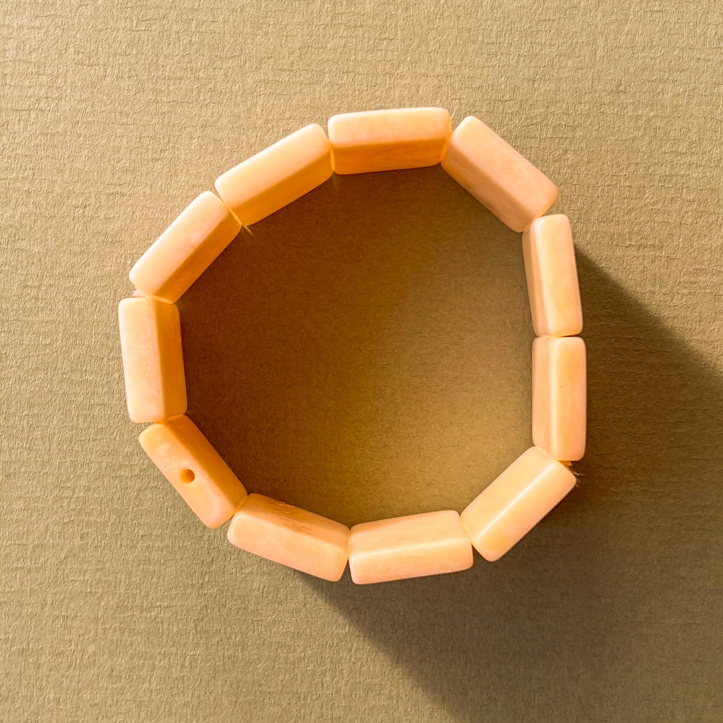 1960s Lucky Cards Ivory Bracelet