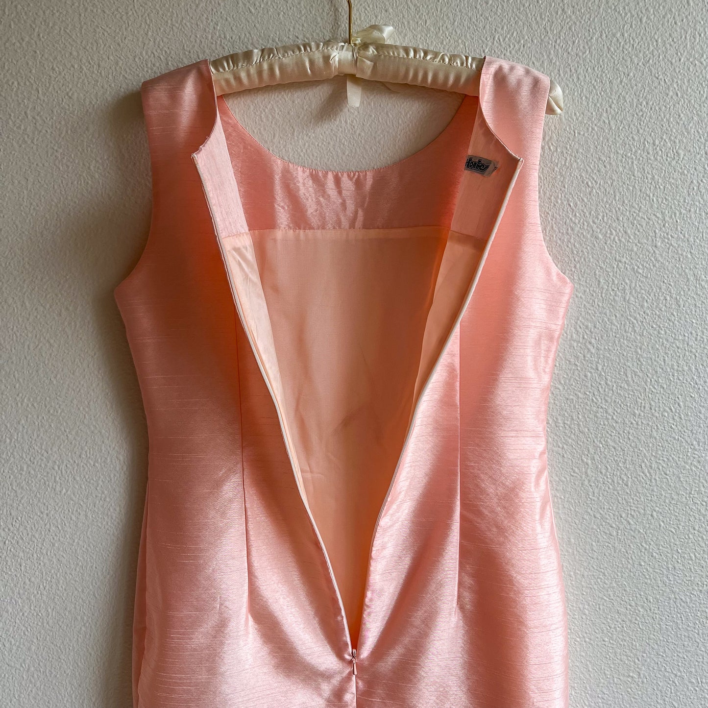 1990s-Does-1960s Baby Doll Pink Mini Dress (XS/S)