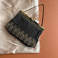 Stunning 1940s Black and Gold Beaded Handbag