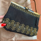 Stunning 1940s Black and Gold Beaded Handbag