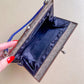 Exquisite 1940s Midnight Blue Beaded Handbag