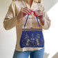 Exquisite 1940s Midnight Blue Beaded Handbag