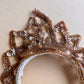 Beautiful 1940s Bronze Sequins Headband