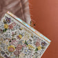 1940s Floral Tapestry Clutch With Mother of Pearl Clasp