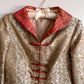 1940s Gold Silk Jacquard Jacket (XS/S)
