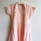 1940s Pale Pink House Dress With Pear Pattern (M/L)