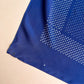 1950s Royal Blue Head Scarf With White Polka Dots