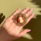 1950s Cameo Brooch With Ornate Details
