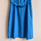 1950s Cerulean Blue Belted Day Dress (L)