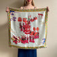 1950s Ancient Chinese Wedding Parade Silk Scarf