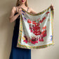 1950s Ancient Chinese Wedding Parade Silk Scarf