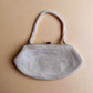 1950s Faux Pearl Handbag With Floral Details