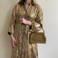 1950s Heavily Beaded Gold Handbag