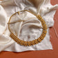 1950s Gold Collar Necklace With Layered Tiny Flowers