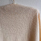 1950s Ivory Cardigan With Iridescent Sequins (S/M)