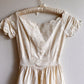 Stunning 1950s Ivory Embroidered Tea Dress (XS/S)