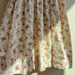 1950s Ivory Summer Dress With Pink Florals and Butterflies (XXS)