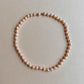 1950s Pale Pink Pearl Choker Necklace