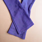 1950s Purple Long Gloves With Embroidered Details
