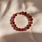 1950s Red and Purple Gemstone Bracelet