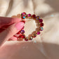 1950s Red and Purple Gemstone Bracelet