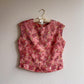 1950s Sparkling Roses Pattern Blouse (S/M)