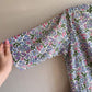 1950s Summer Dress With Purple Daisy Print (XS)