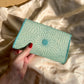 Charming 1960s Soft Blue Beaded Clutch