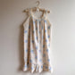 1960s Blue Floral Cotton Nightgown (M/L)