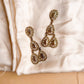 Fabulous 1960s Blue Gemstones Dangling Earrings