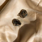 1960s Blue Rhinestone Clip-On Earrings