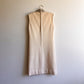 Stunning 1960s Cream Knit Shift Dress With Beading (XS/S)