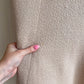 Stunning 1960s Cream Wool and Silk Dress (M/L)