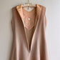 Stunning 1960s Cream Wool and Silk Dress (M/L)