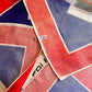 1960s Berlin, Germany Blue and Red Souvenir Scarf