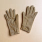 1960s Sparkling Gold Knit Gloves