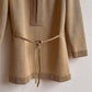 1960s Sparkling Gold Long Sleeve Blouse (M/L)