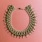 1960s Shades of Green Beaded Necklace