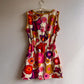 1960s Handmade Summer Dress With a Retro Floral Print (S/M)