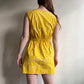 1960s Handmade Yellow Summer Dress (M)