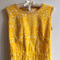 1960s Handmade Yellow Summer Dress (M)