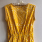 1960s Handmade Yellow Summer Dress (M)