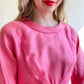 Darling 1960s Hot Pink Silk Dress (M/L)