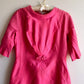 Darling 1960s Hot Pink Silk Dress (M/L)