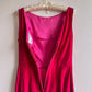 Stunning 1960s Magenta Velvet Party Dress (M)