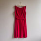 Stunning 1960s Magenta Velvet Party Dress (M)