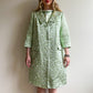 1960s Metallic Mint Dress and Coat Set (M/L)