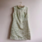 1960s Metallic Mint Dress and Coat Set (M/L)