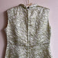 1960s Metallic Mint Dress and Coat Set (M/L)