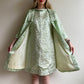 1960s Metallic Mint Dress and Coat Set (M/L)